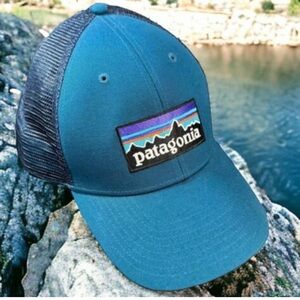 Patagonia Lo Pro Blue Embroidered Patch Snapback
Adjustable Trucker Hat Cap